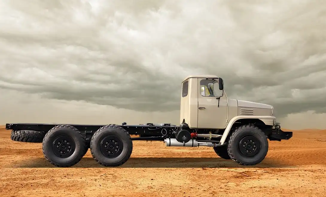 Military 6x6 truck chassis