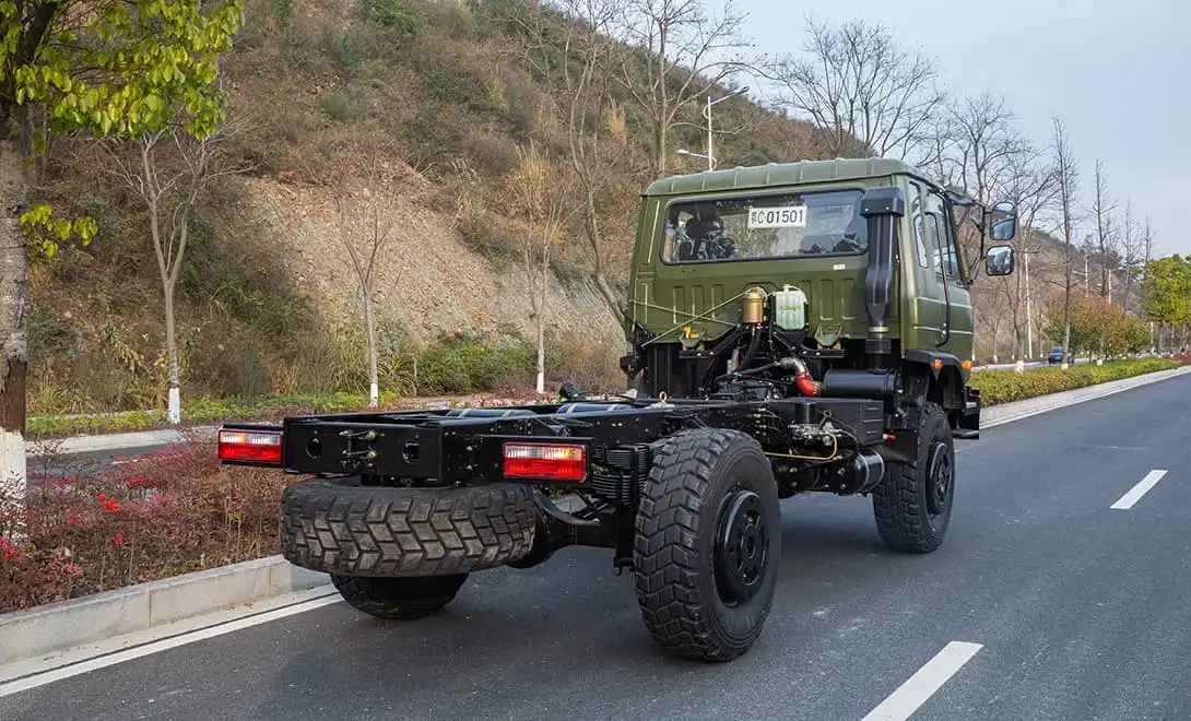 All-wheel drive truck chassis