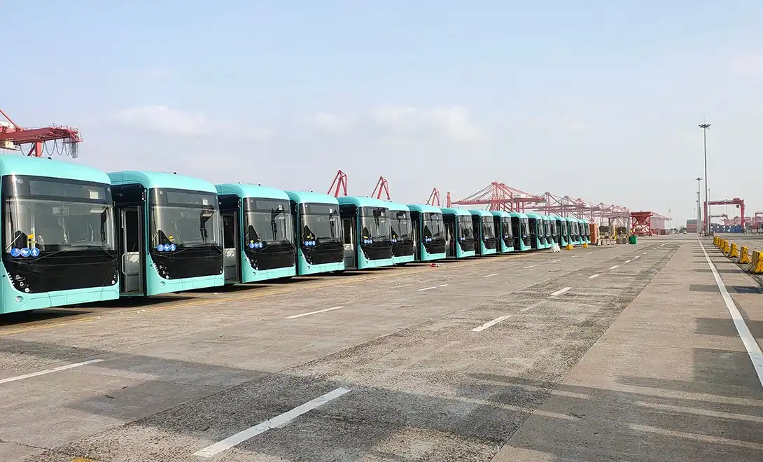 JCM Low Floor Electric City Bus export 
