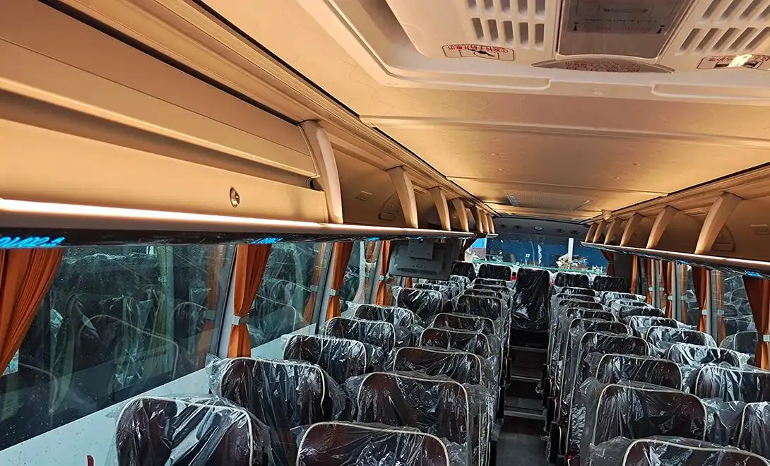 luxury 49 seats coach bus