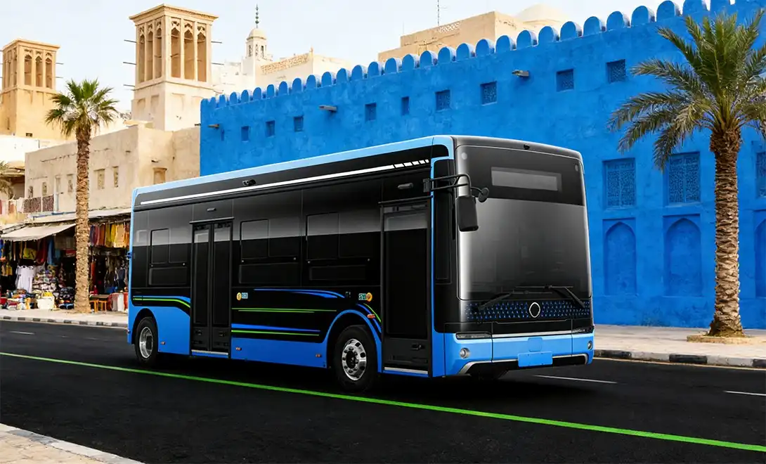 Low floor 8.5m electric city bus