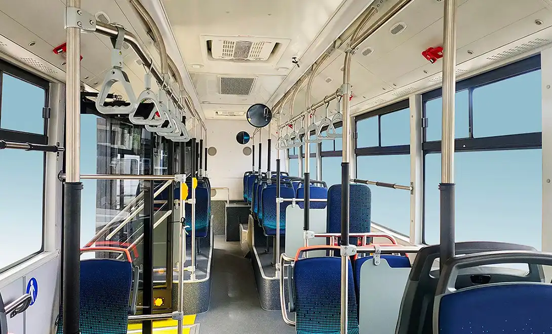 300 km range 12m electric city bus