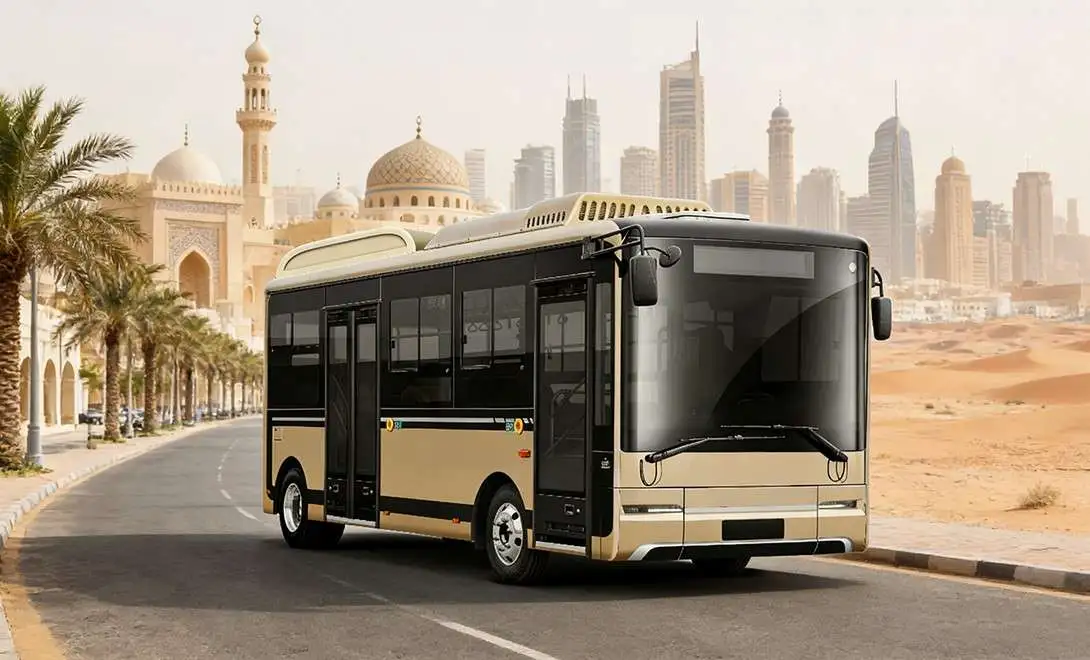 Electric 7m city bus