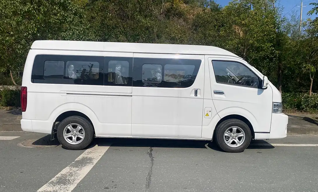 Pure electric minibus driving range