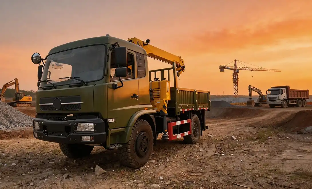 18-ton 4x4 diesel truck-mounted crane 