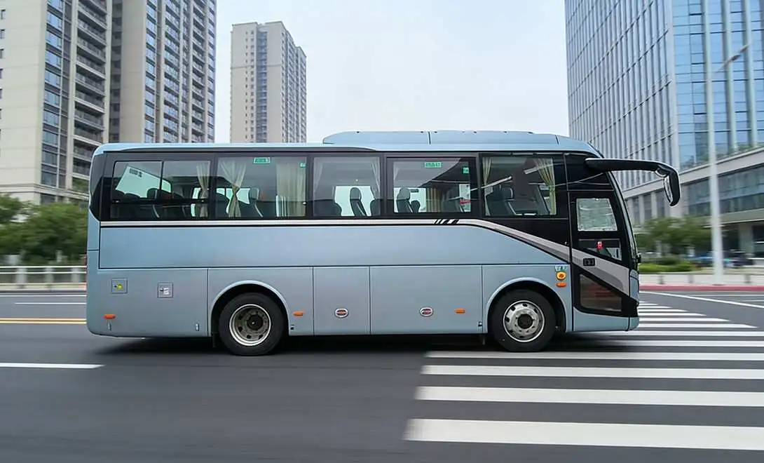 Electric 8m touring bus for export